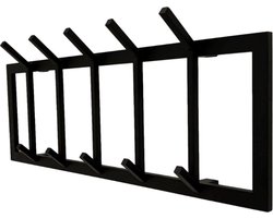 Wandkapstok Noak - Staal - 90x35x13cm - 10 haken