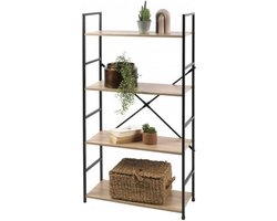 Wandkast - Boekenrek - Staand Rek - 4 Planken