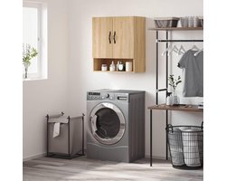 Wandkast Hout - Opzetkast Keuken - Orde Scheppen - Ruimtebesparend Ontwerp - 60 x 31 x 70 cm - Sonoma-eiken