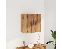 Wandkast Houtsnijwerk Eiken Optiek 60x31x60 cm