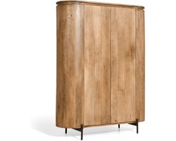 Wandkast Mokka Lichtbruin - Giga Meubel