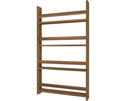 Wandkast Montessori Walnoot - Wandkastje Hangend – Hangkast – Wandrek Hout – Wandrek Boek - Boekenplank Zwevend - Boekenrek Wand – Boekenrek Kind – Boekenrek Kinderkamer – Boekenkast Kind - Boekenplanken