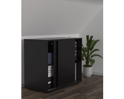 Wandkast onder schuine wand zolder slaapkamer - kast dressoir 65 cm hoog
