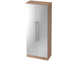 Wandkast - Walnoot/Zilver - 80 x 42 x 200,4 cm - Signa G 7100 CE