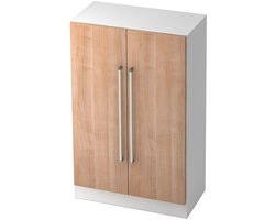 Wandkast - Wit/Walnoot - 80 x 42 x 127 cm - Signa G 7550 CE