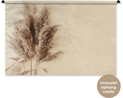 Wandkleed 150x100 cm - Wanddoek Graan - Pastel - Natuur - Wandtapijt - Wandkleden