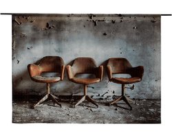 Wandkleed At the Hairdresser maat L