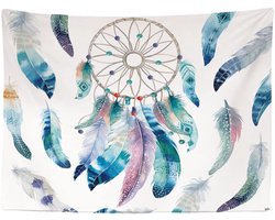 Wandkleed binnen - Wandtapijt - Dromenvanger - Ibiza Style - Muurkleed - Wanddoek Stof - 200 x 150 cm - Bohemian Wanddecoratie - Wandhanger - Muurhanger - Fotobehang - Poster - Ulticool - Boho Decoratie - Woonkamer - Slaapkamer