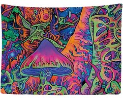 Wandkleed binnen - Wandtapijt - Hippie Muurkleed - Wanddoek Stof - 200 x 150 cm - Wanddecoratie - Wandhanger - Muurhanger - Fotobehang - Poster - Ulticool - Decoratie - Woonkamer - Slaapkamer