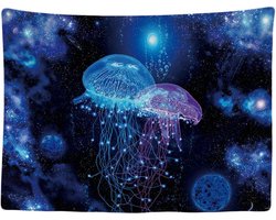 Wandkleed binnen - Wandtapijt - Kwallen - Natuur - Muurkleed - Wanddoek Stof - 200 x 150 cm - Wanddecoratie - Wandhanger - Muurhanger - Fotobehang - Poster - Ulticool - Decoratie - Woonkamer - Slaapkamer