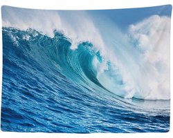 Wandkleed binnen - Wandtapijt - Zee - Surfen - Natuuur - Muurkleed - Wanddoek Stof - 200 x 150 cm - Wanddecoratie - Wandhanger - Muurhanger - Fotobehang - Poster - Ulticool - Decoratie - Woonkamer - Slaapkamer - Zomer