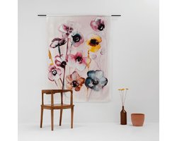 Wandkleed Flowers in Soft Hues maat L