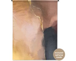 Wandkleed - Wanddoek - Abstract - Verf - Pastel - 150x200 cm - Wandtapijt