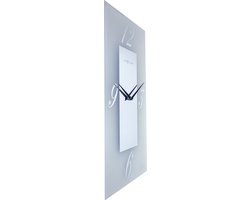 Wandklok 20x50cm-Stil-Glas-Matte/Spiegel-NeXtime Dali
