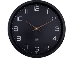 Wandklok 30cm - Stil - Zwart - Papier & Bioplastic - nXt 'Eco'