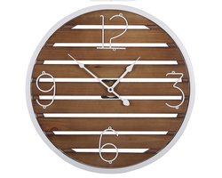 Wandklok ARRIAGA 50 cm Hout Donkerbruin