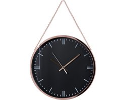 Wandklok BEZAS 30 cm Zwart