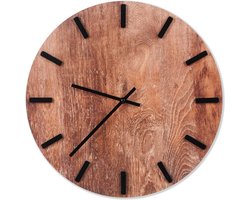 Wandklok Bruin 40 cm - Uurwerk - Keukenklok - Wand - Muur - Klok