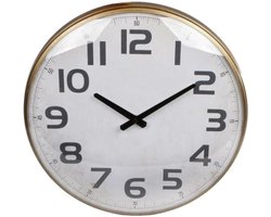 Wandklok Dresden 43x6.5x43 cm Messing/Metaal