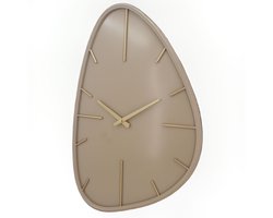 Wandklok Elio organisch beige