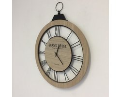 Wandklok Grand Hotel Industrieel Vintage Design