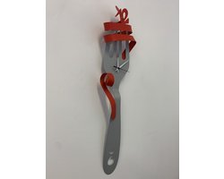 Wandklok in de vorm van een vork Arti e Mestieri Collectie – Italiaanse Design 72cm