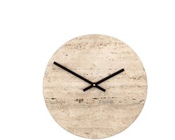 Wandklok Loko Travertijn 25cm