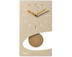 Wandklok met slinger MODERN DESIGN
