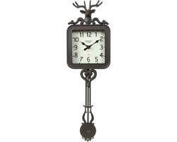 Wandklok Pendle wit/zwart