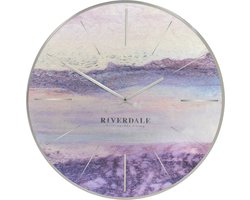 Wandklok Riverdale Brixton Metallic 65 cm