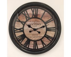 Wandklok ROMAN Industrieel Vintage Design