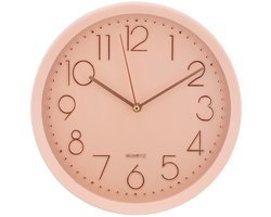 Wandklok Viva roze 30cm