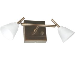 Wandlamp 2X20W Orlando Brons