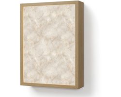 Wandlamp 30x40 cm - Oplaadbaar - Lichtbeige - Goudbruine Nerven - Marmer - Wandlampen binnen woonkamer - Slaapkamer lamp - Decoratieve nachtlamp - Vloerlamp draadloos