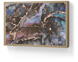 Wandlamp 60x40 cm - Oplaadbaar - Marmer - Goud - Rosé - Wandlampen binnen woonkamer - Slaapkamer lamp - Decoratieve nachtlamp - Vloerlamp draadloos