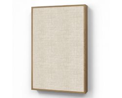 Wandlamp 70x100 cm - Oplaadbaar - Linnen - Textuur - Beige - Wandlampen binnen woonkamer - Slaapkamer lamp - Decoratieve nachtlamp - Vloerlamp draadloos