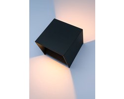 Wandlamp 7W koud wit warm wit waterdicht buiten interieur moderne Scandinavische vierkante led-wandlampen voor binnentuingangen