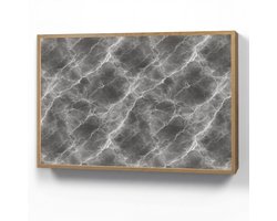 Wandlamp 90x60 cm - Oplaadbaar - Donkergrijs - Bliksem - Marmer - Wandlampen binnen woonkamer - Slaapkamer lamp - Decoratieve nachtlamp - Vloerlamp draadloos
