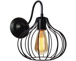 Wandlamp Badkamer Industriële Wandlampen Binnen voor Kinderkamer Slaapkamer Keuken Zwart