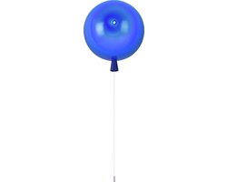 Wandlamp Ballonlamp Blauw Middelgroot inclusief 4W LED lamp - Funnylights