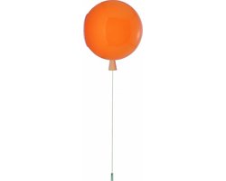 Wandlamp Ballonlamp Oranje Groot inclusief 4W LED lamp - Funnylights