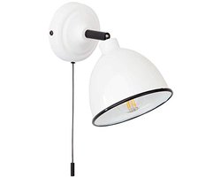 Wandlamp Bedlamp Wit met Aan/Uit Schakelaar