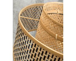 Wandlamp - BHUTAN - Bamboe - Korte Arm - Naturel