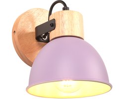 Wandlamp Binnen 180° Verstelbaar Wandlampen Modern E27 voor Slaapkamer Paars