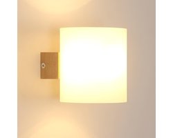Wandlamp Binnen Glazen Wandlampje Vintage Lampenkap voor Kinderkamer Woonkamer Eetkamer