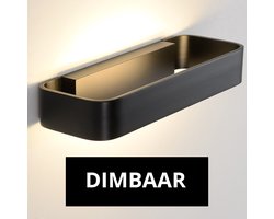 Wandlamp binnen | Muurlamp | Modern design | Helike | Zwart | 8W | Dimbaar