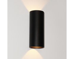 Wandlamp Brody Zwart Led IP54