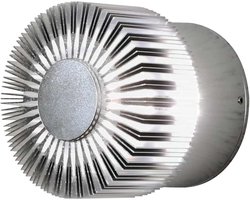 Wandlamp buiten | 9 cm | buitenlampen | staal | aluminium | modern | geïntegreerde LED | IP54