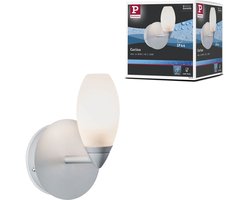 Wandlamp Carina IP44 G9 230V max. 28W dimbaar Chroom mat, Satijn
