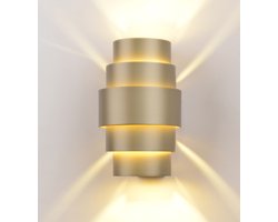 Wandlamp Champagne 22 cm hoog - 2 x G9 LED